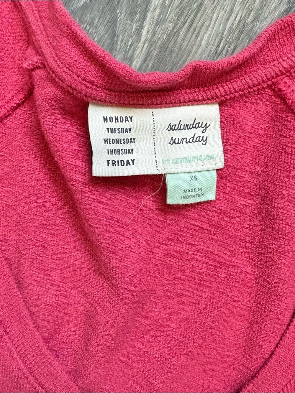 Antrhopologie Saturday Sunday Kathie Flounced Mini Dress Pink - Picture 4 of 5